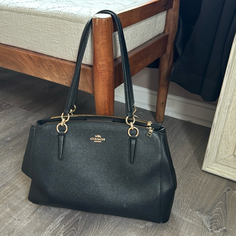 black LARGE COACH BAG
